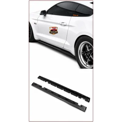 MINIGONNE LATERALI PER FORD MUSTANG 2015 - 2023 DARK HORSE S650 STILE / TÜV