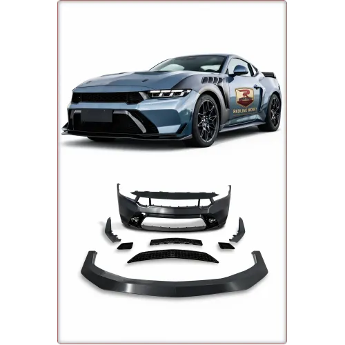 PARAURTI ANTERIORE COMPLETO CON LED PER FORD MUSTANG 2023 - 2026 GDT STILE