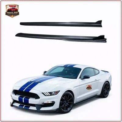 MINIGONNE LATERALI PER FORD MUSTANG 2015 - 2023 STILE GT350 / TÜV
