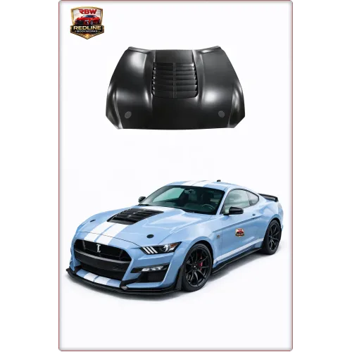 COFANO IN ALLUMINIO PER FORD MUSTANG 2015 2016 2017 SHELBY STILE GT500