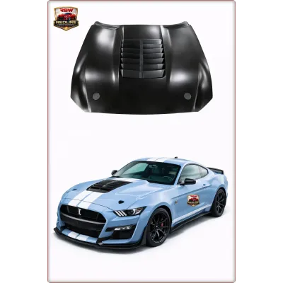 COFANO IN ALLUMINIO PER FORD MUSTANG 2018 - 2023 STILE GT500