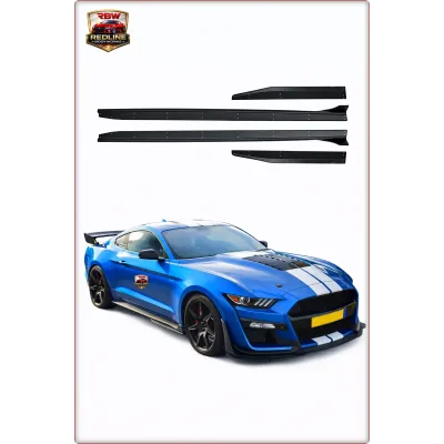 MINIGONNE LATERALI PER FORD MUSTANG 2015 - 2023 STILE GT500 / TÜV