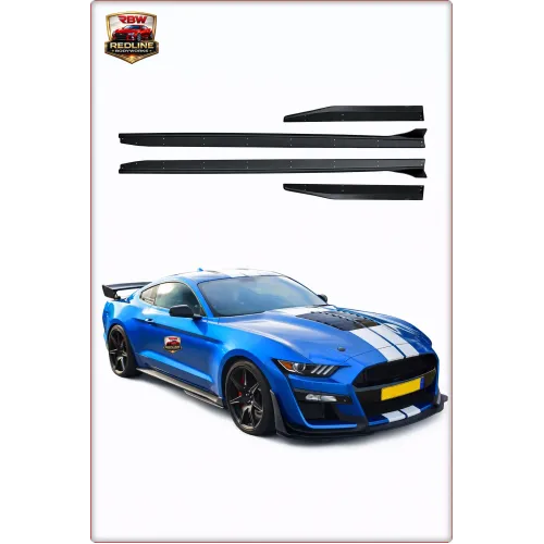 SIDE SKIRTS FOR FORD MUSTANG 2015 - 2023 GT500 STYLE / TÜV