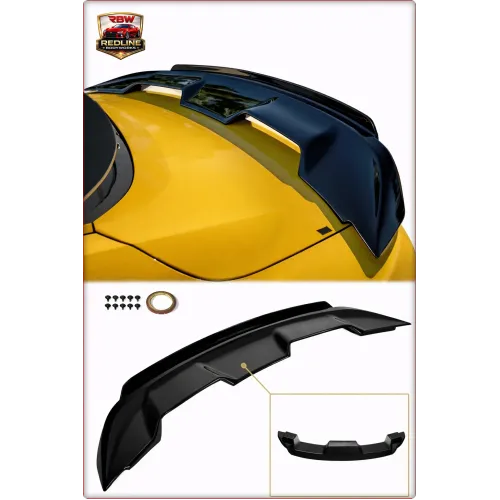 SPOILER TYLNY + GURNEY FLAP DO FORD MUSTANG 2015 - 2023 W STYLU GT500 / TÜV