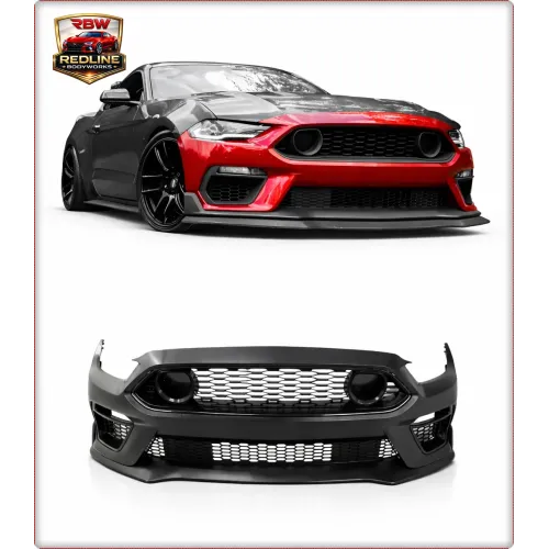 KOMPLETNY ZDERZAK PRZEDNI DO FORD MUSTANG 2015 - 2017 MACH1 2021+ STYL / TÜV