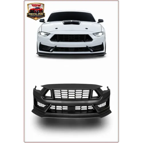 PARAURTI ANTERIORE COMPLETO PER FORD MUSTANG 2018 - 2023 STILE DARK HORSE / TÜV