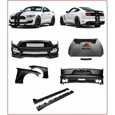 1:1 BODY KIT — PARAURTI E COFANO PER FORD MUSTANG 2015 - 2017 STILE GT350