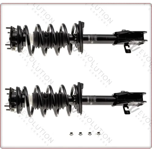 2x SHOCK ABSORBER + COIL SPRING STRUT MOUNT FRONT FOR FORD EDGE LINCOLN MKX 2008 -