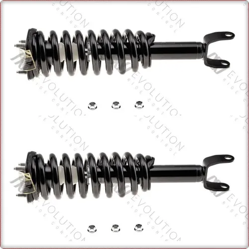 2x SHOCK ABSORBERS + COIL SPRING STRUT MOUNT FRONT FOR DODGE DAKOTA 2005 - 2009 4WD RWD
