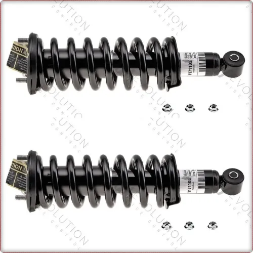 2x STOßDÄMPFER + SPIRALFEDER DOMLAGER VORNE FÜR NISSAN PATHFINDER XTERRA 2005 -