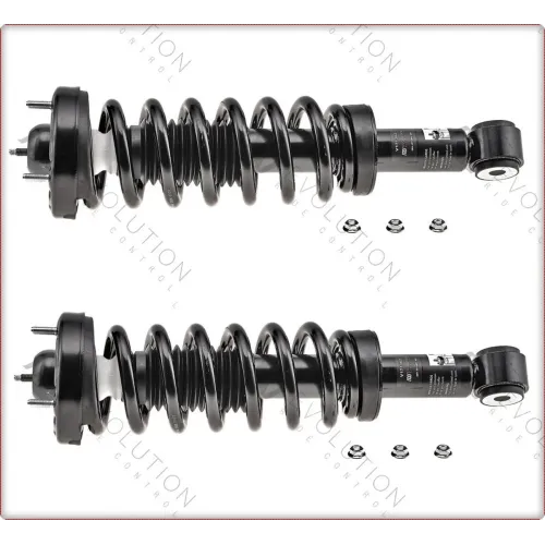 2x STOßDÄMPFER + SPIRALFEDER DOMLAGER VORNE FÜR FORD F-150 F150 2004 - 2008 2WD