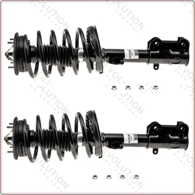2X AMMORTIZZATORI ANTERIORI CON MOLLE ELICOIDALI E SUPPORTI PER FORD MUSTANG 200...