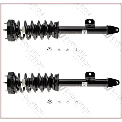 2X AMMORTIZZATORI ANTERIORI CON MOLLE ELICOIDALI E SUPPORTI PER DODGE CHARGER MA...