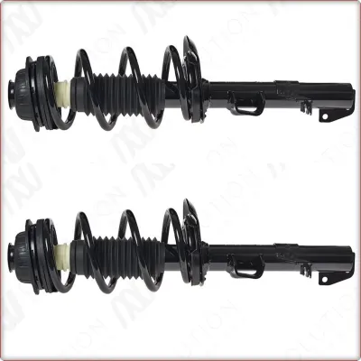 2X AMMORTIZZATORI ANTERIORI CON MOLLE ELICOIDALI E SUPPORTI PER JEEP CHEROKEE KL...