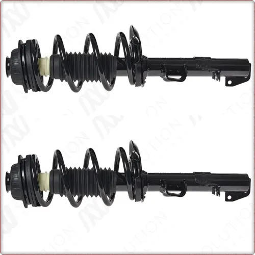 2x STOßDÄMPFER + SPIRALFEDER DOMLAGER VORNE FÜR JEEP CHEROKEE KL 2014 - 2024 AWD