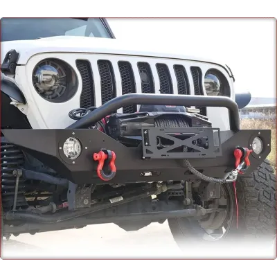 KOMPLETNY ZDERZAK PRZEDNI OFF-ROAD OKLAHOMA DO JEEP WRANGLER JL JK 2007 - 2025
