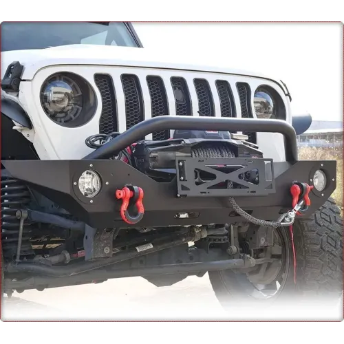 KOMPLETNY ZDERZAK PRZEDNI OFF-ROAD OKLAHOMA DO JEEP WRANGLER JL JK 2007 - 2025